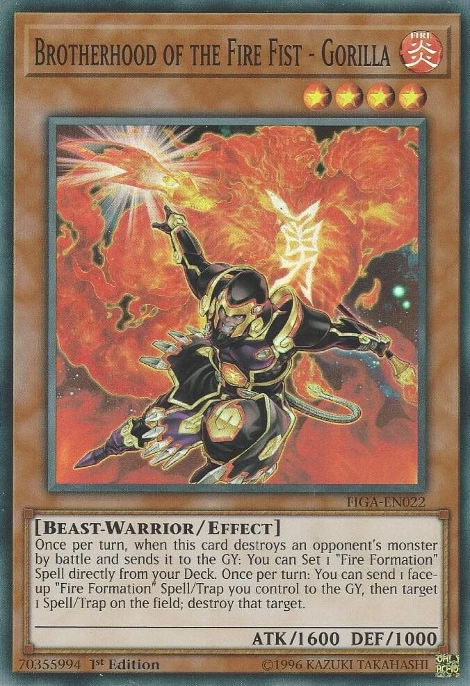 Brotherhood of the Fire Fist Gorilla