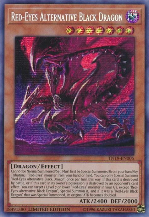 Red Eyes Alternative Black Dragon