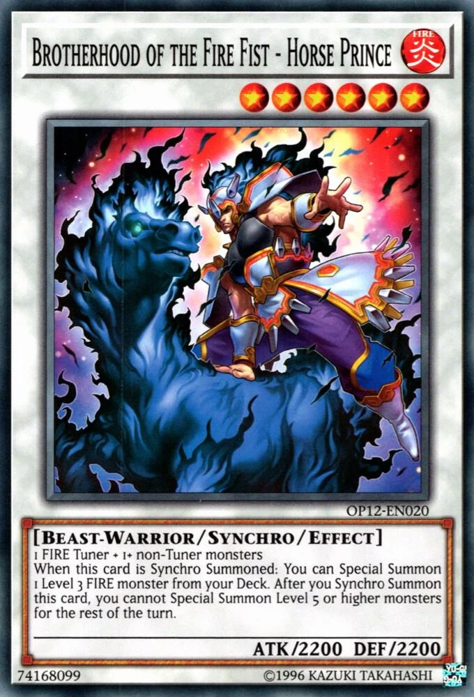 Brotherhood of the Fire Fist Horse Prince