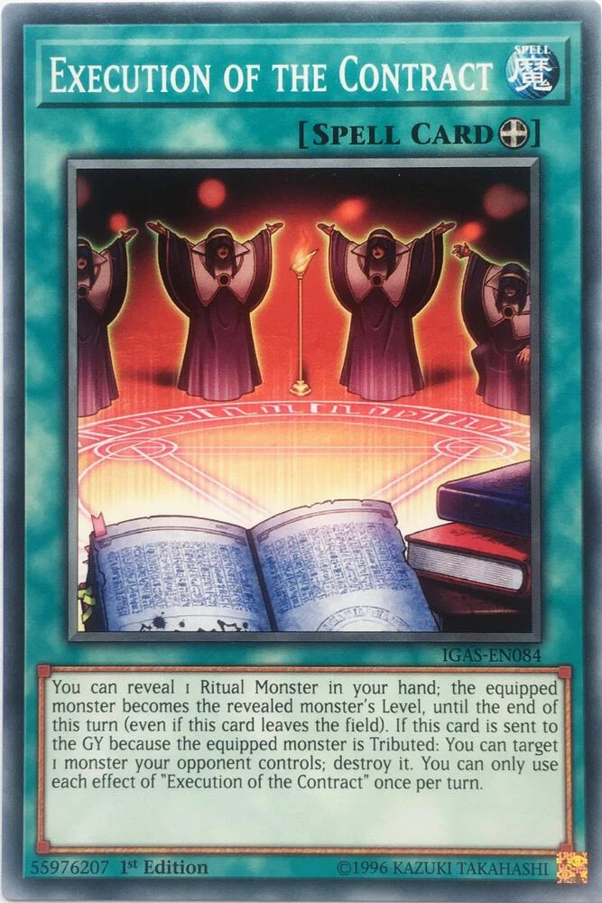 Execution of the Contract