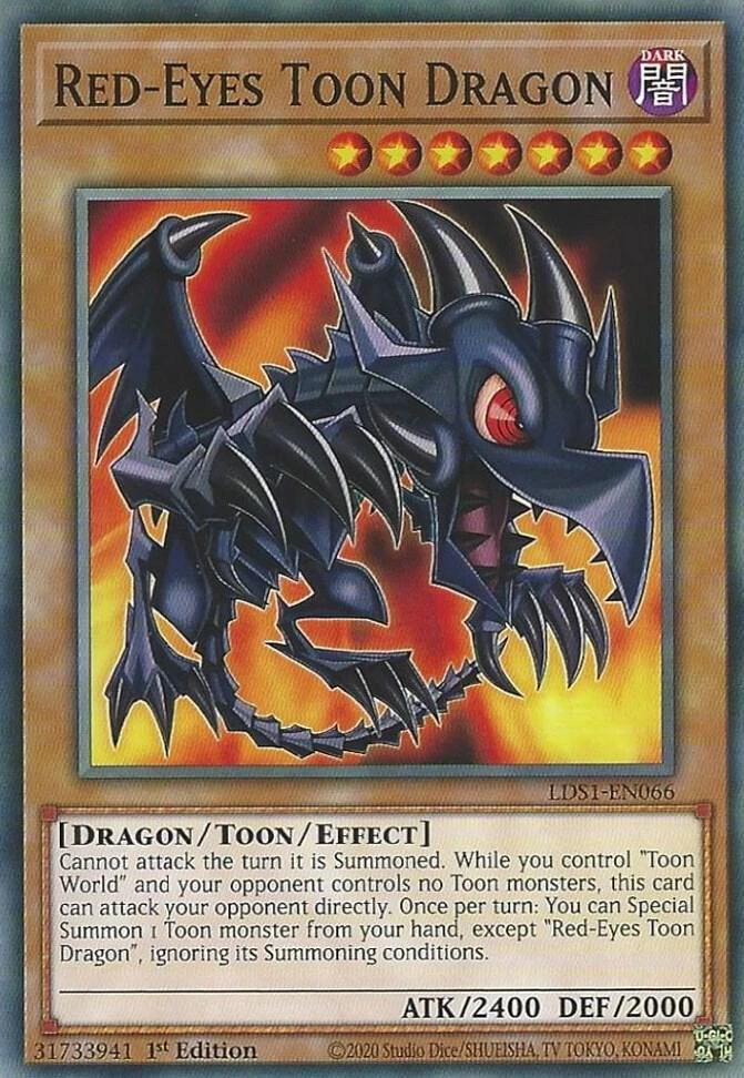 Red Eyes Toon Dragon