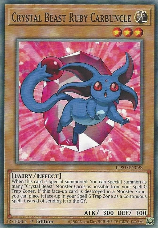 Crystal Beast Ruby Carbuncle