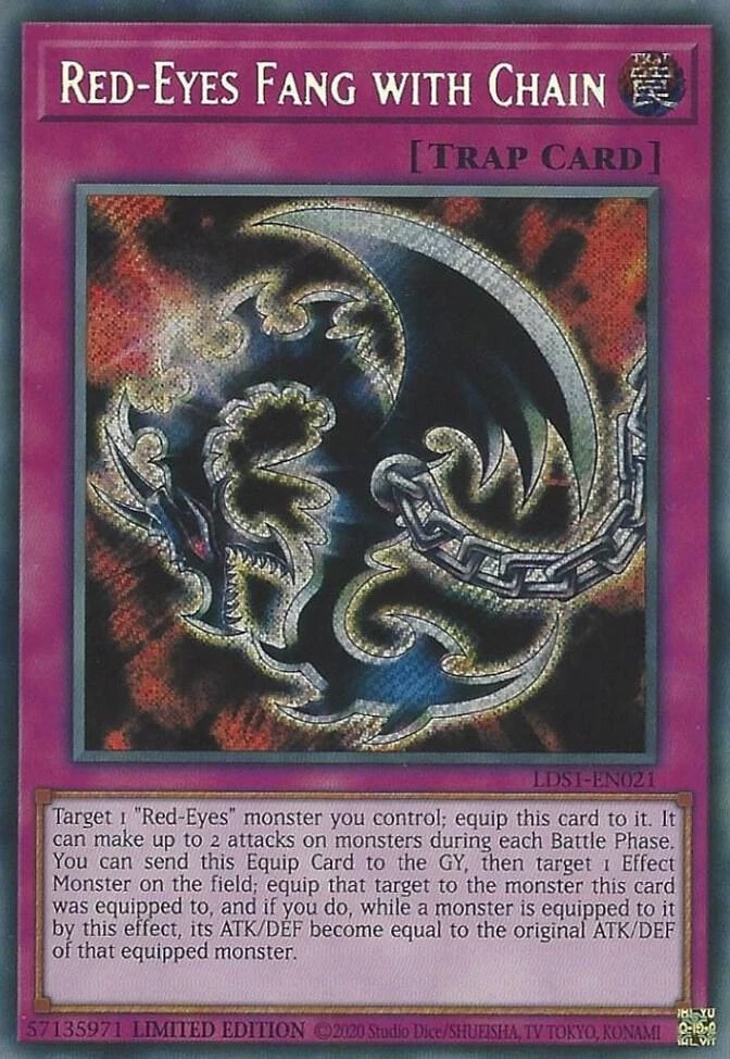 Red-Eyes Fang with Chain