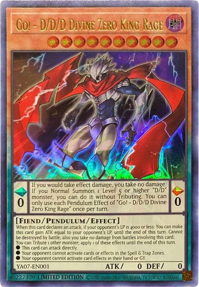Go D D D Divine Zero King Rage