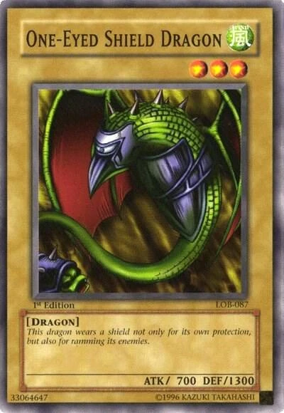 One Eyed Shield Dragon