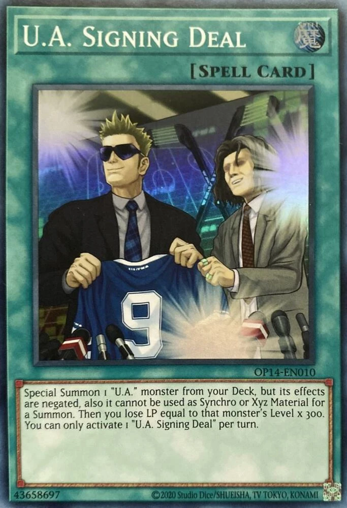 UA Signing Deal