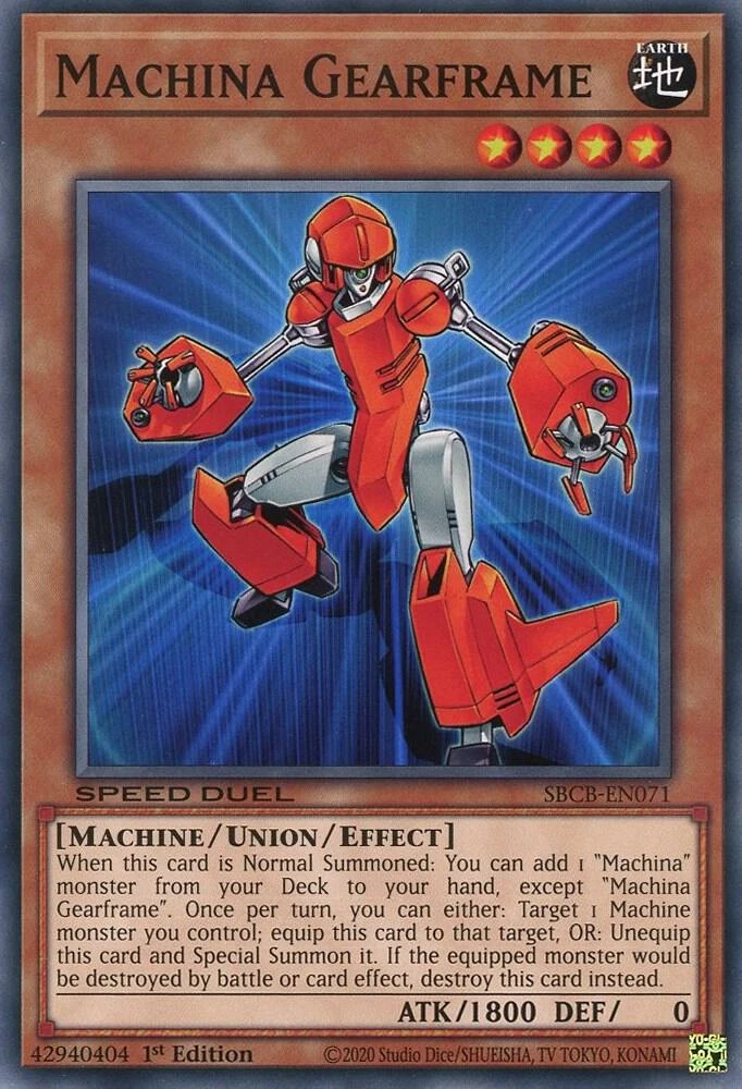 Machina Gearframe
