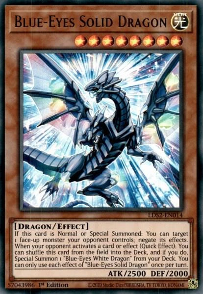 Blue Eyes Solid Dragon