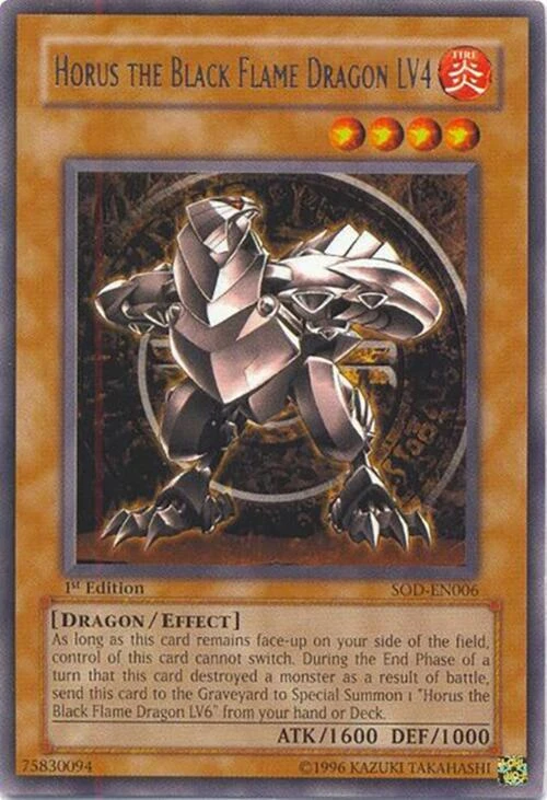 Horus the Black Flame Dragon LV4
