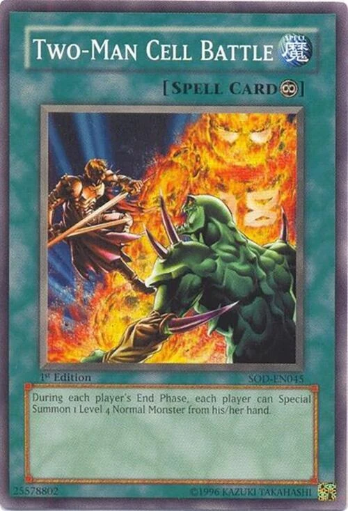 Two Man Cell Battle