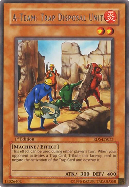 A Team Trap Disposal Unit