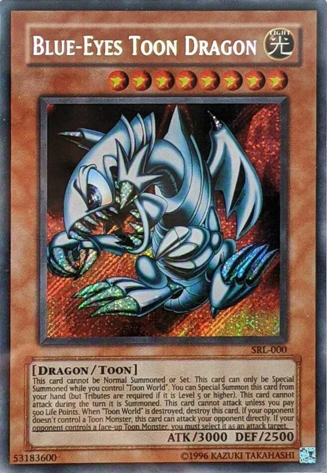 Blue Eyes Toon Dragon SRL 000