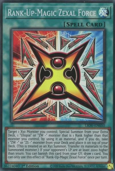 Rank Up Magic Zexal Force
