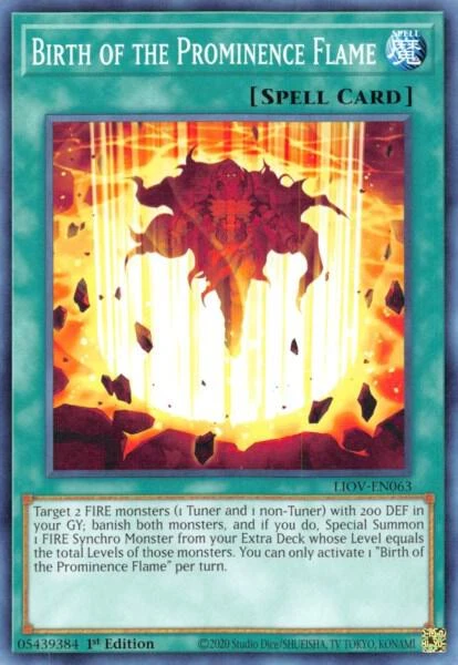 Birth of the Prominence Flame
