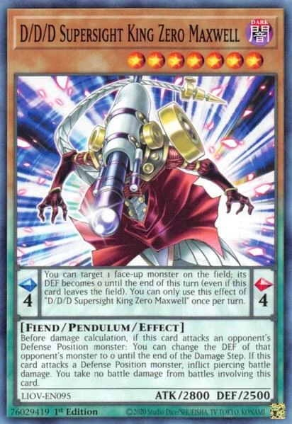 D D D Supersight King Zero Maxwell