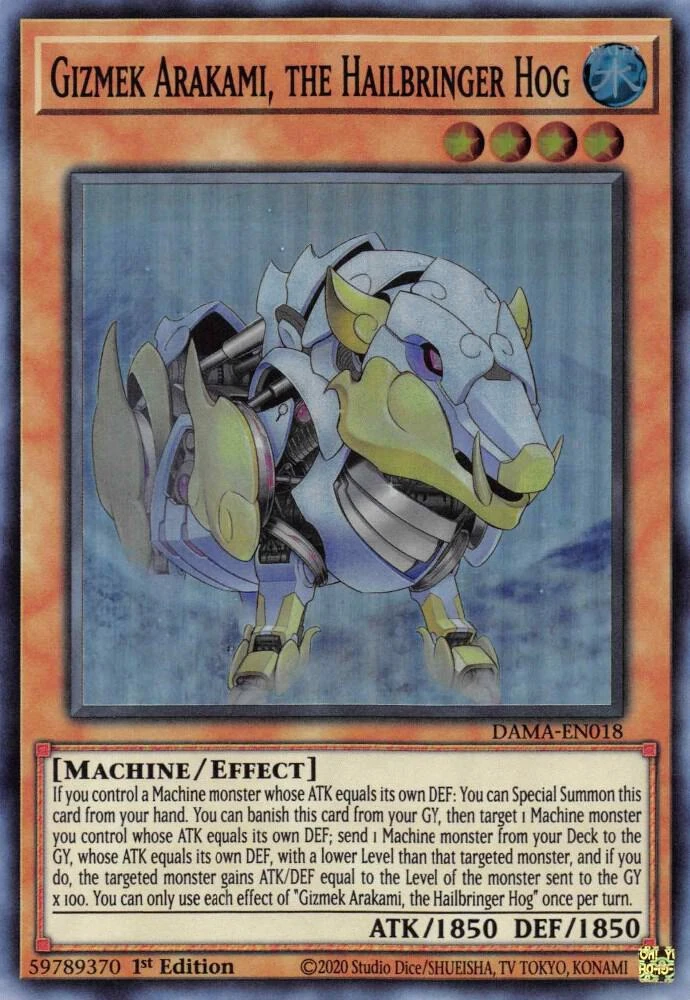 Gizmek Arakami the Hailbringer Hog