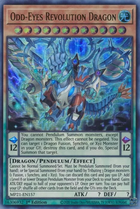 Odd Eyes Revolution Dragon