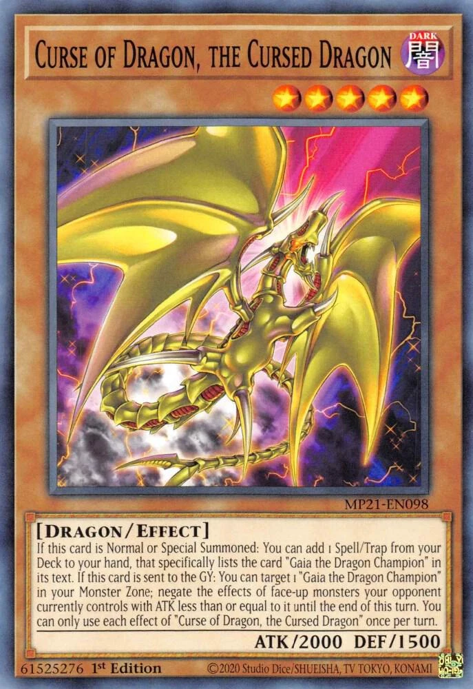 Curse of Dragon the Cursed Dragon