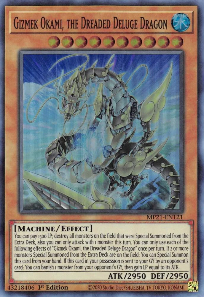 Gizmek Okami the Dreaded Deluge Dragon