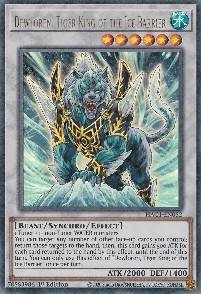 Dewloren Tiger King of the Ice Barrier