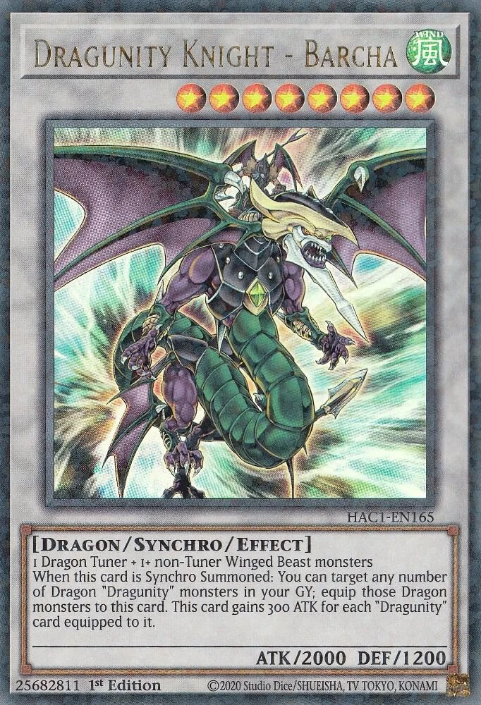 Dragunity Knight Barcha