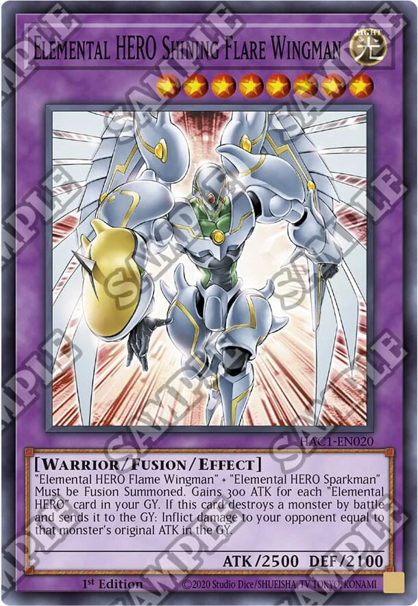 Elemental HERO Shining Flare Wingman