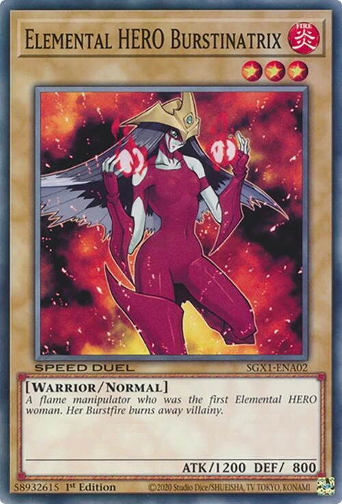 Elemental Hero Burstinatrix
