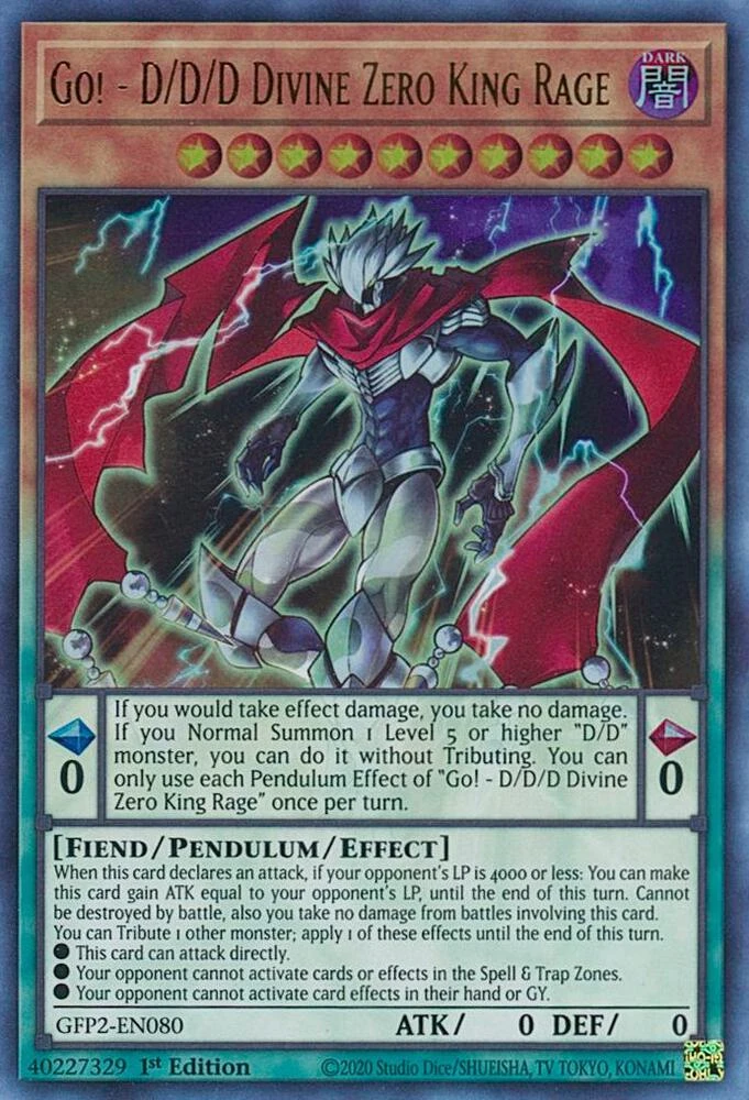 Go D D D Divine Zero King Rage