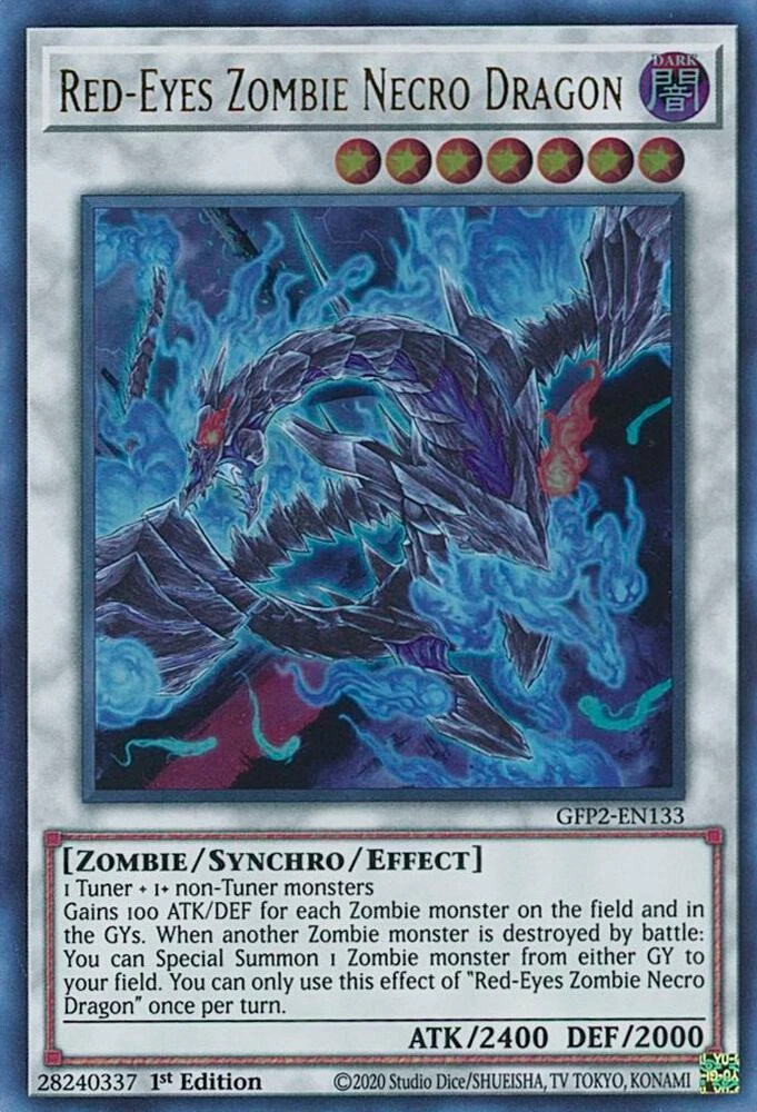 Red Eyes Zombie Necro Dragon