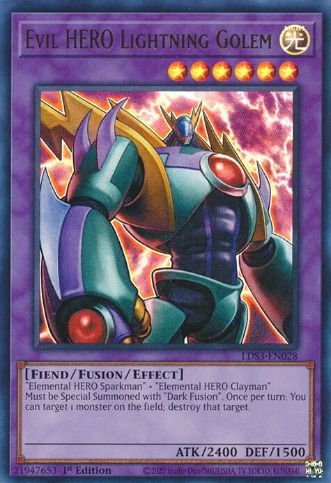Evil Hero Lightning Golem