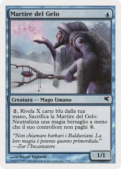 Martyr of Frost (Italian) - "Martire del Gelo"