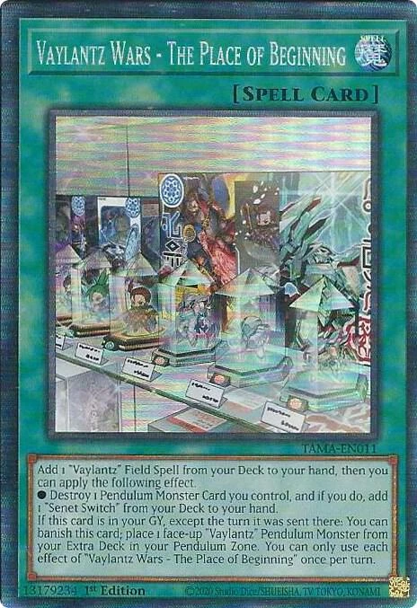 Vaylantz Wars The Place of Beginning