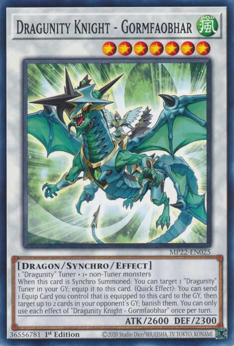 Dragunity Knight Gormfaobhar