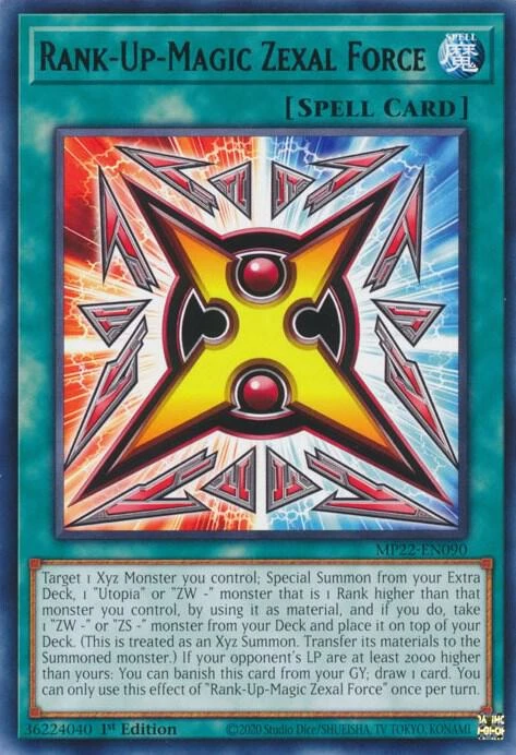 Rank Up Magic Zexal Force