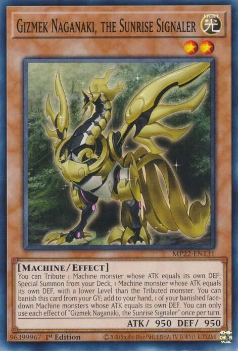 Gizmek Naganaki the Sunrise Signaler