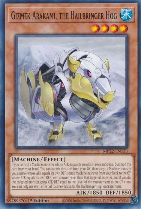 Gizmek Arakami, the Hailbringer Hog
