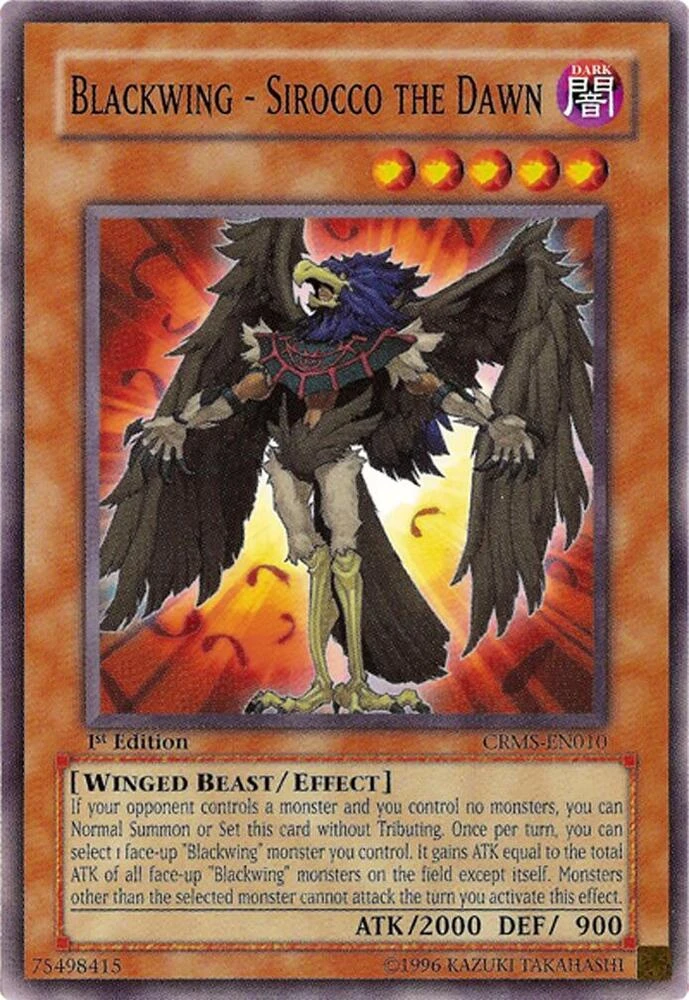 Blackwing Sirocco the Dawn