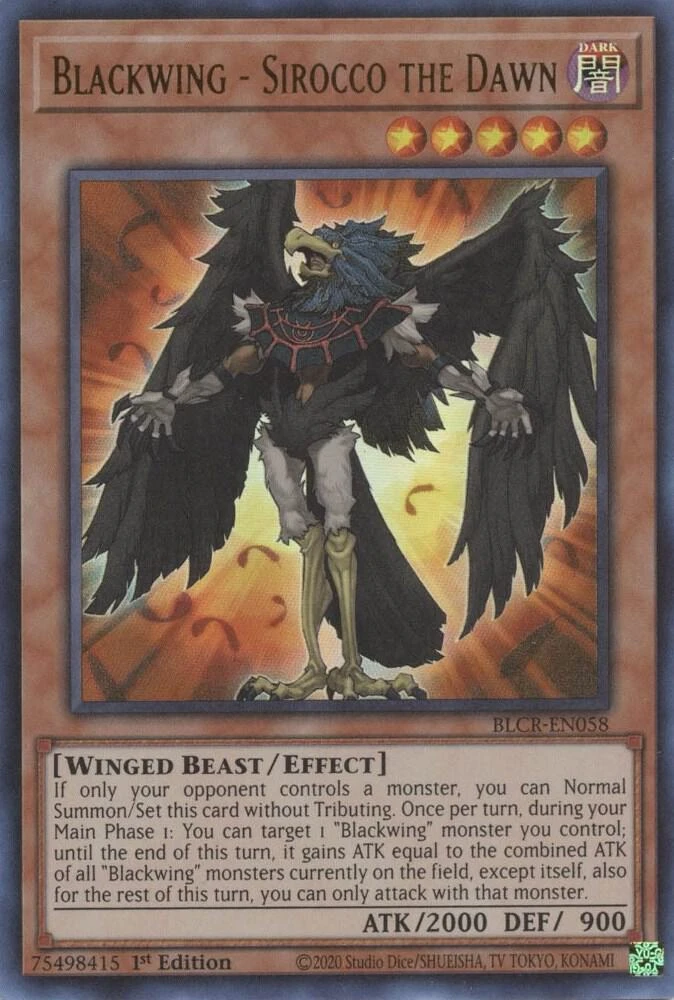 Blackwing Sirocco the Dawn