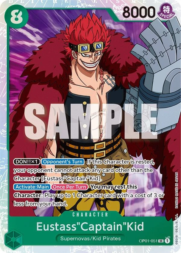Eustass"Captain"Kid (OP01-051) (Alternate Art) Base