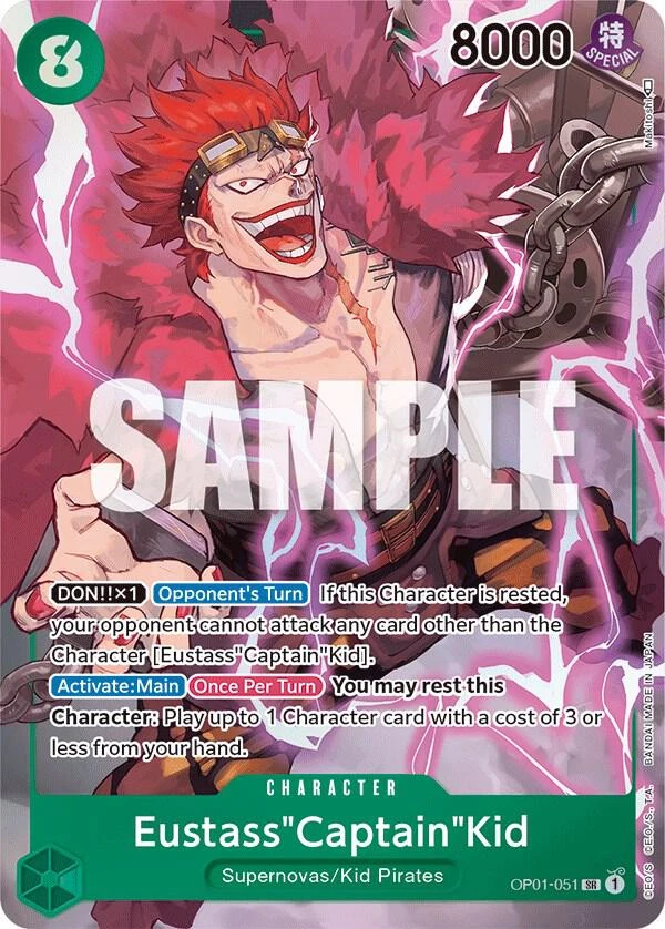 Eustass"Captain"Kid (OP01-051) (Alternate Art) Parallel