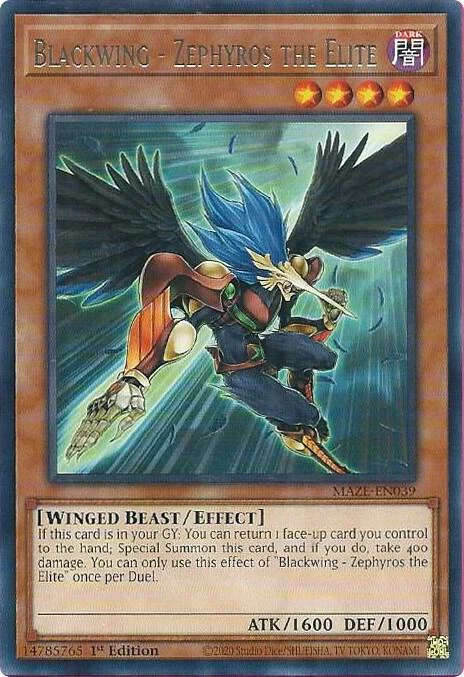 Blackwing Zephyros the Elite