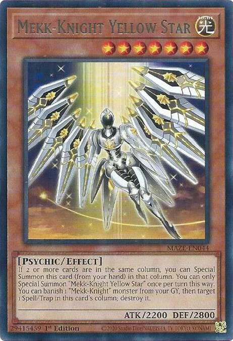Mekk Knight Yellow Star