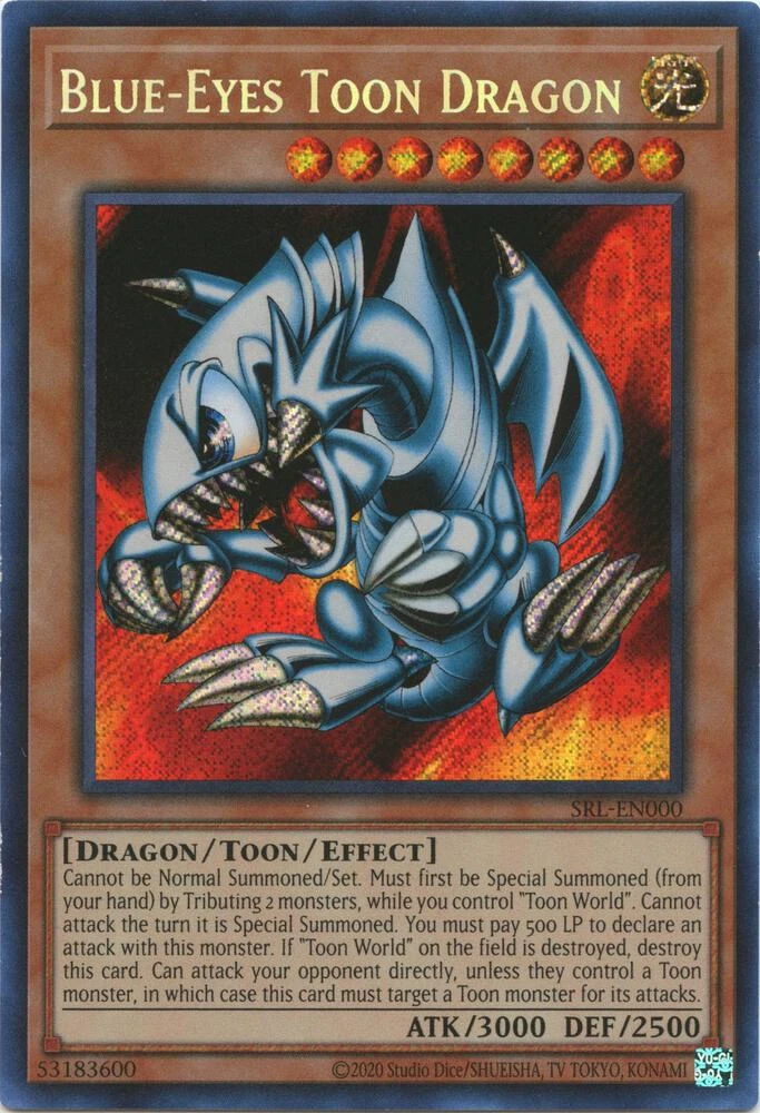 Blue Eyes Toon Dragon SRL 000
