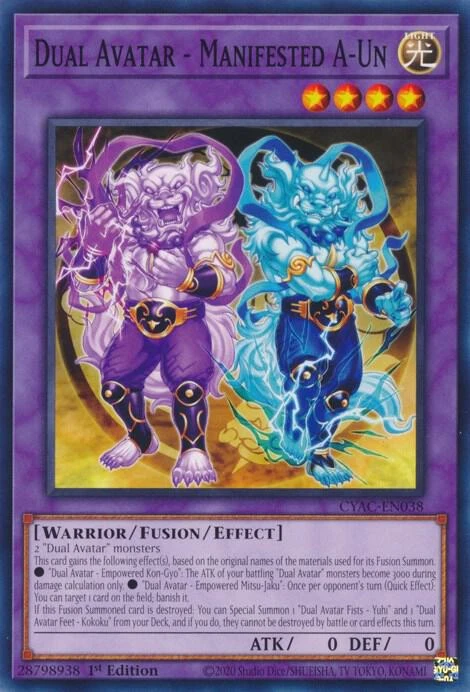 Dual Avatar Manifested A Un