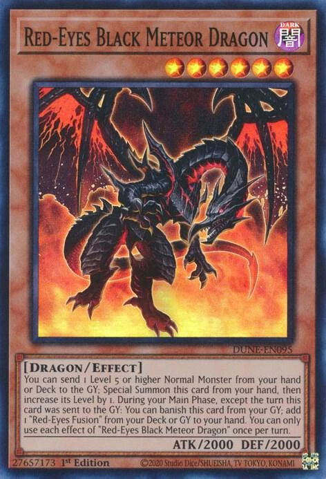Red Eyes Black Meteor Dragon