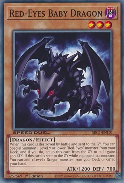 Red Eyes Baby Dragon