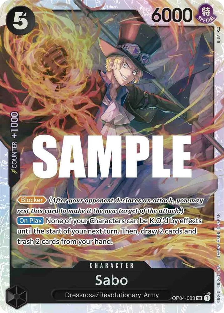 Sabo - OP04-083 (Reprint) Base