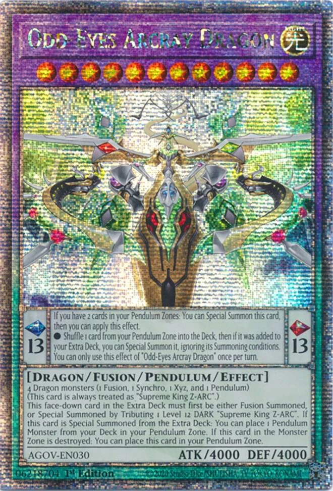 Odd Eyes Arcray Dragon