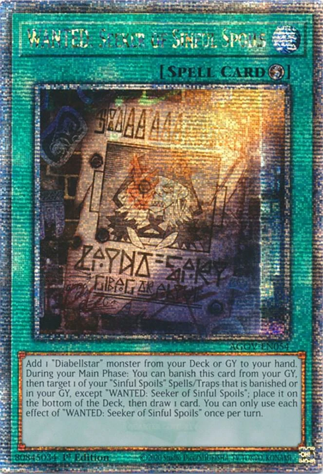 WANTED Seeker of Sinful Spoils