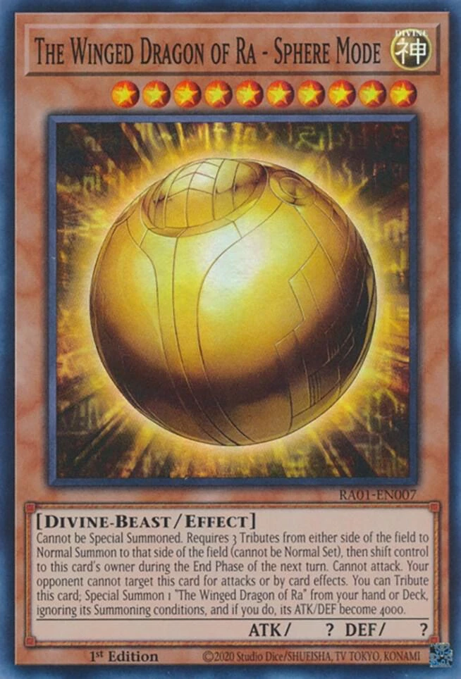 The Winged Dragon of Ra Sphere Mode